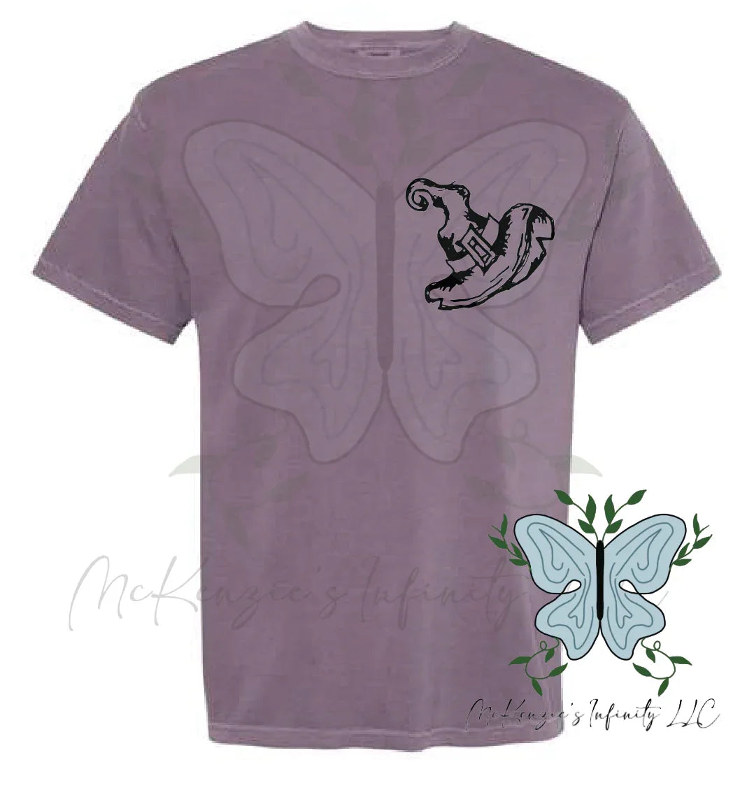 Basic Witch Short Sleeve Graphic Tee ©️ - McKenzie's Infinity