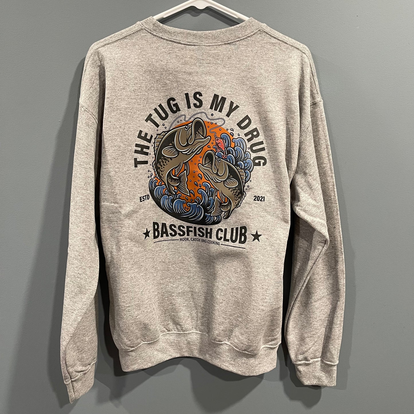The Tug is My Drug Short Sleeve Graphic Crewneck Sweatshirt