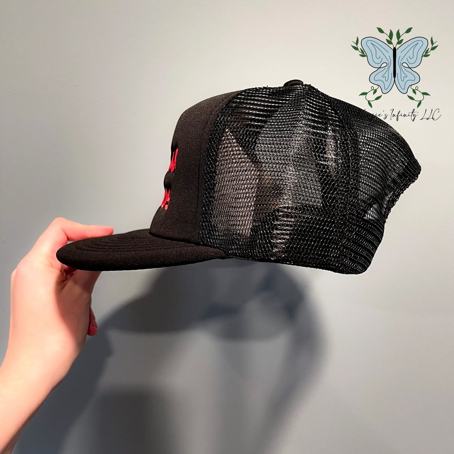 All Sugar No Daddy Embroidered FOAM Flatbill Snapback Trucker Cap/Hat - McKenzie's Infinity