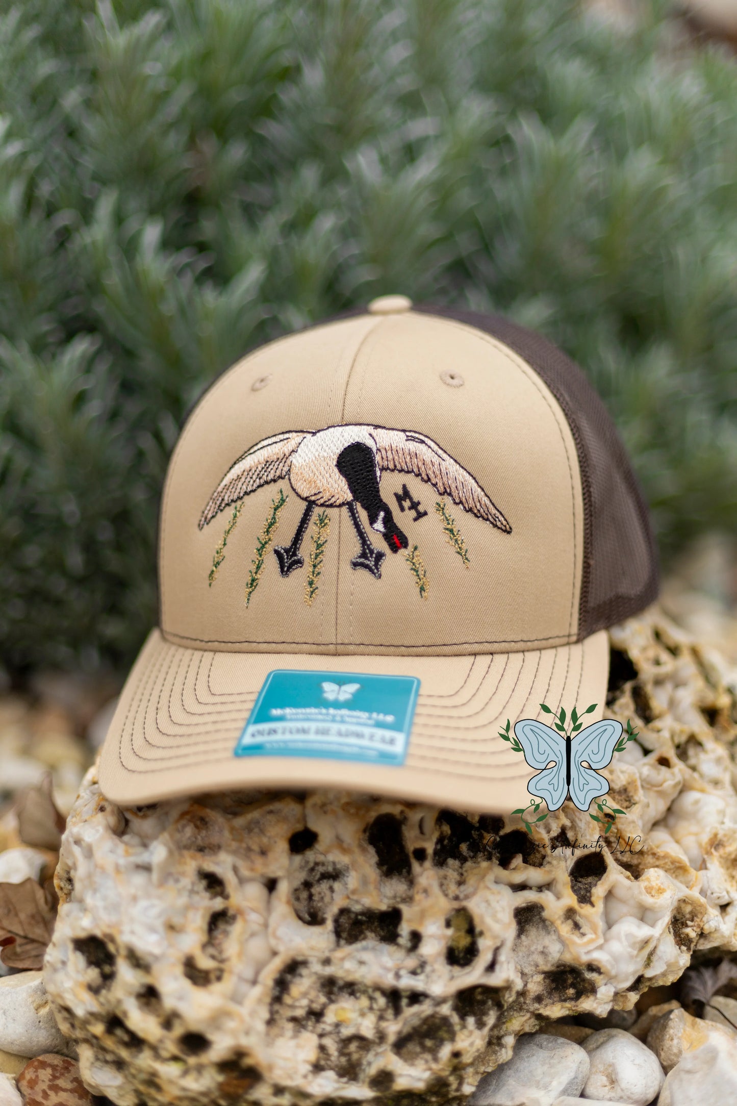 Goose Hunter Embroidered Richardson 112 Adult Retro Trucker Hat/Cap ©️ - McKenzie's Infinity