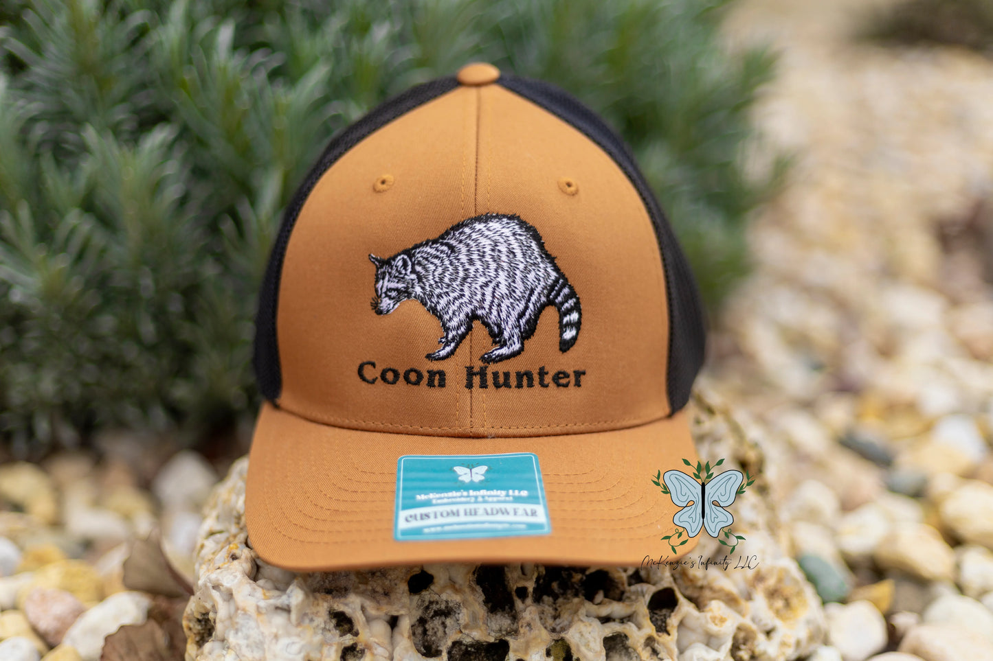 Coon Hunter Embroidered Richardson 112 Adult Retro Trucker Hat/Cap - McKenzie's Infinity