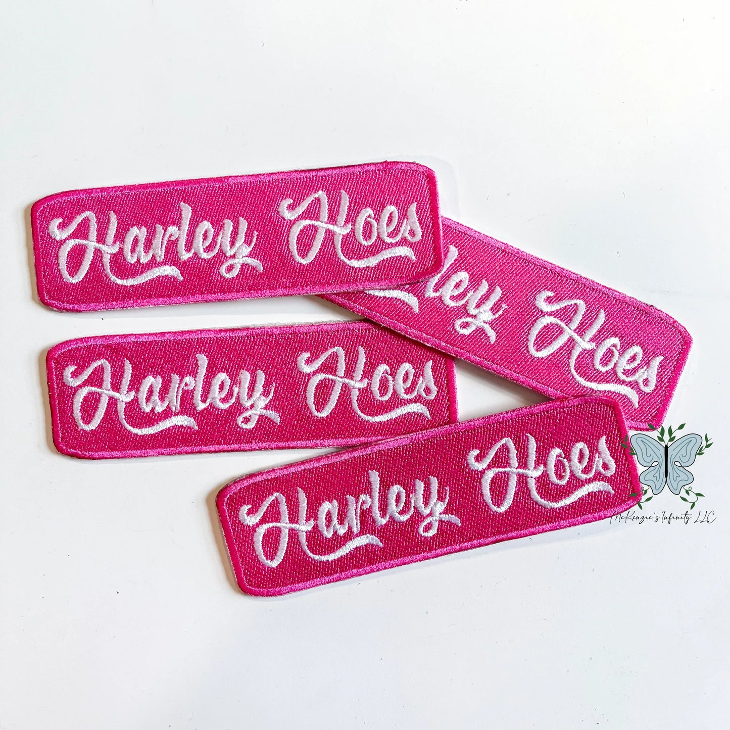 Harley Hoes Embroidered Patch - McKenzie's Infinity