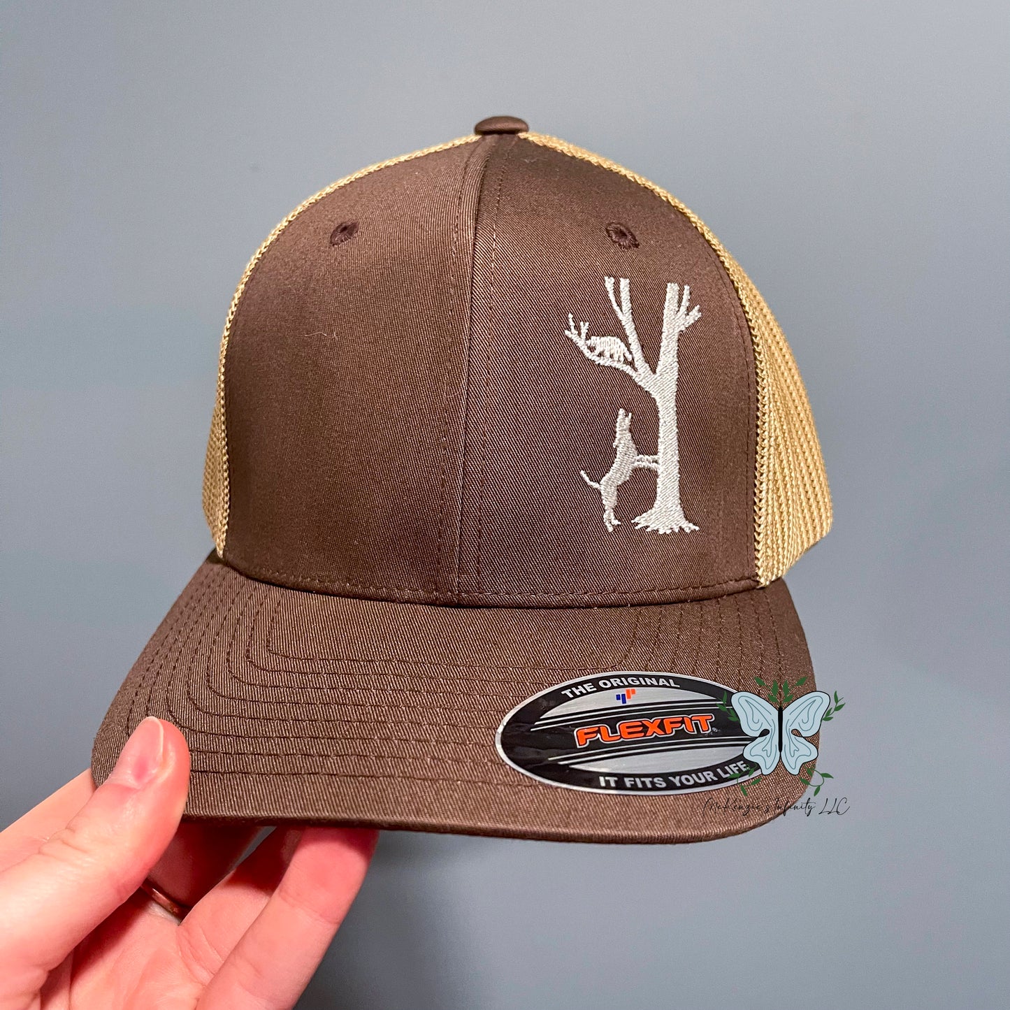 Dog Treeing Raccoon / Hunting Dog / Raccoon Dog Cap/Hat