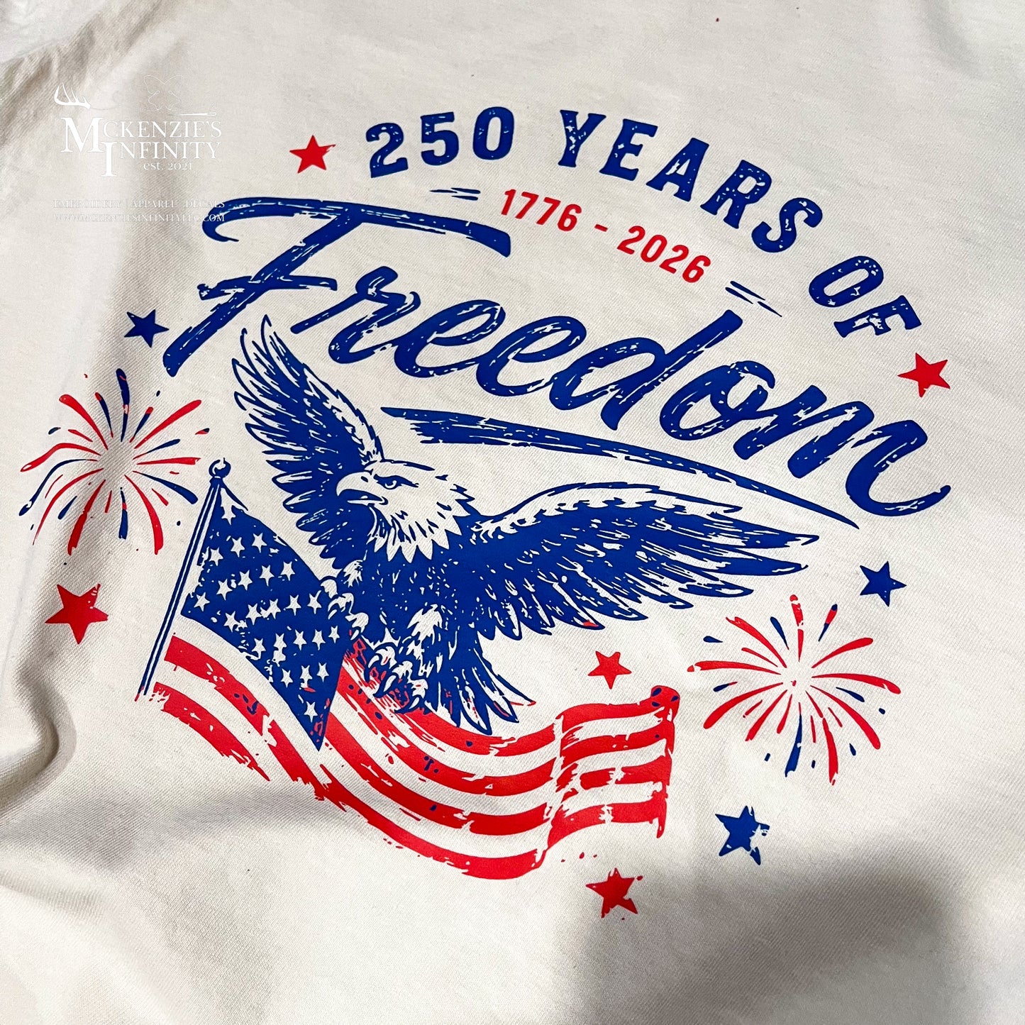 250 Years of Freedom Patriotic COMFORT COLORS T-Shirt