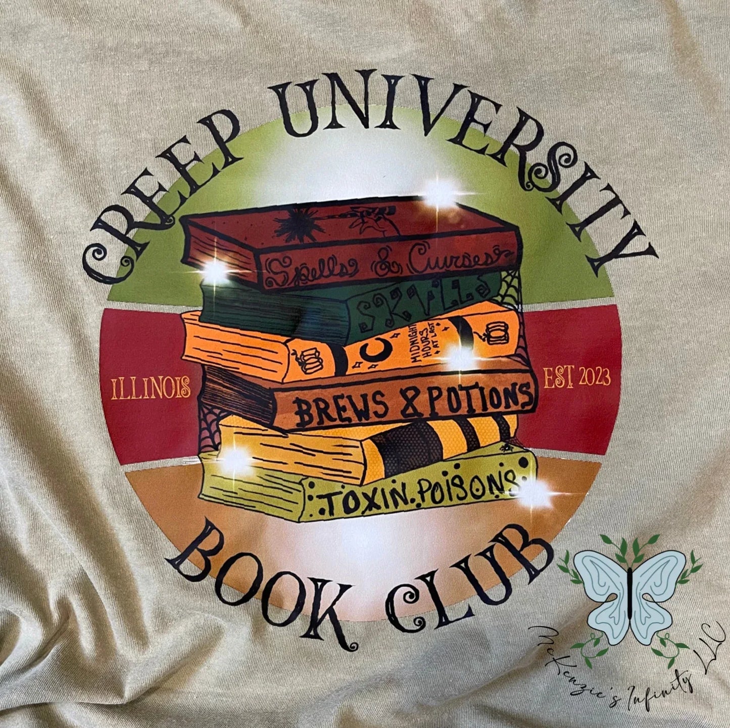 Creep University Book Club Long Sleeve Graphic Shirt ©️ - McKenzie's Infinity