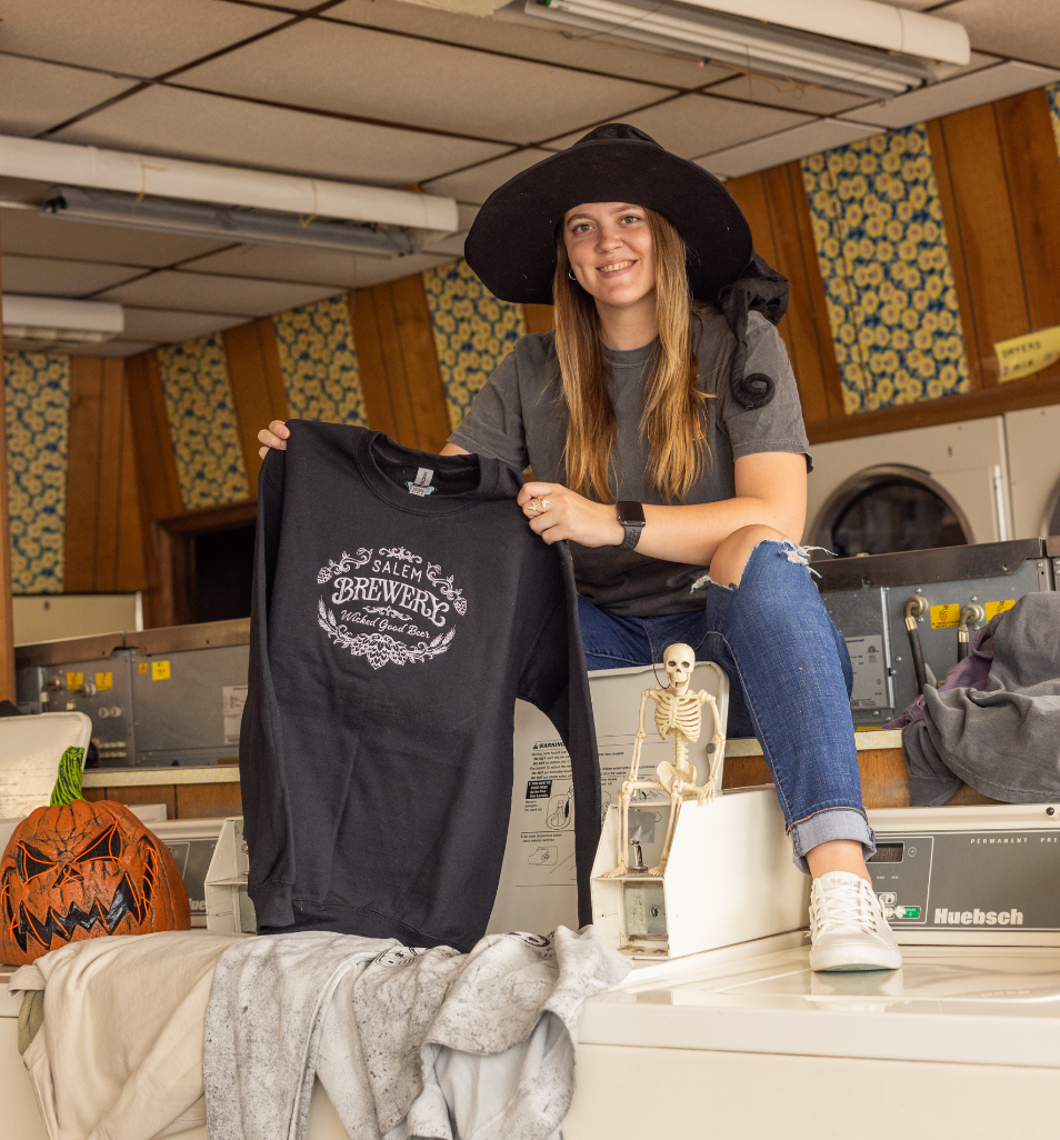 Salem Brewery Embroidered Crewneck Sweatshirt