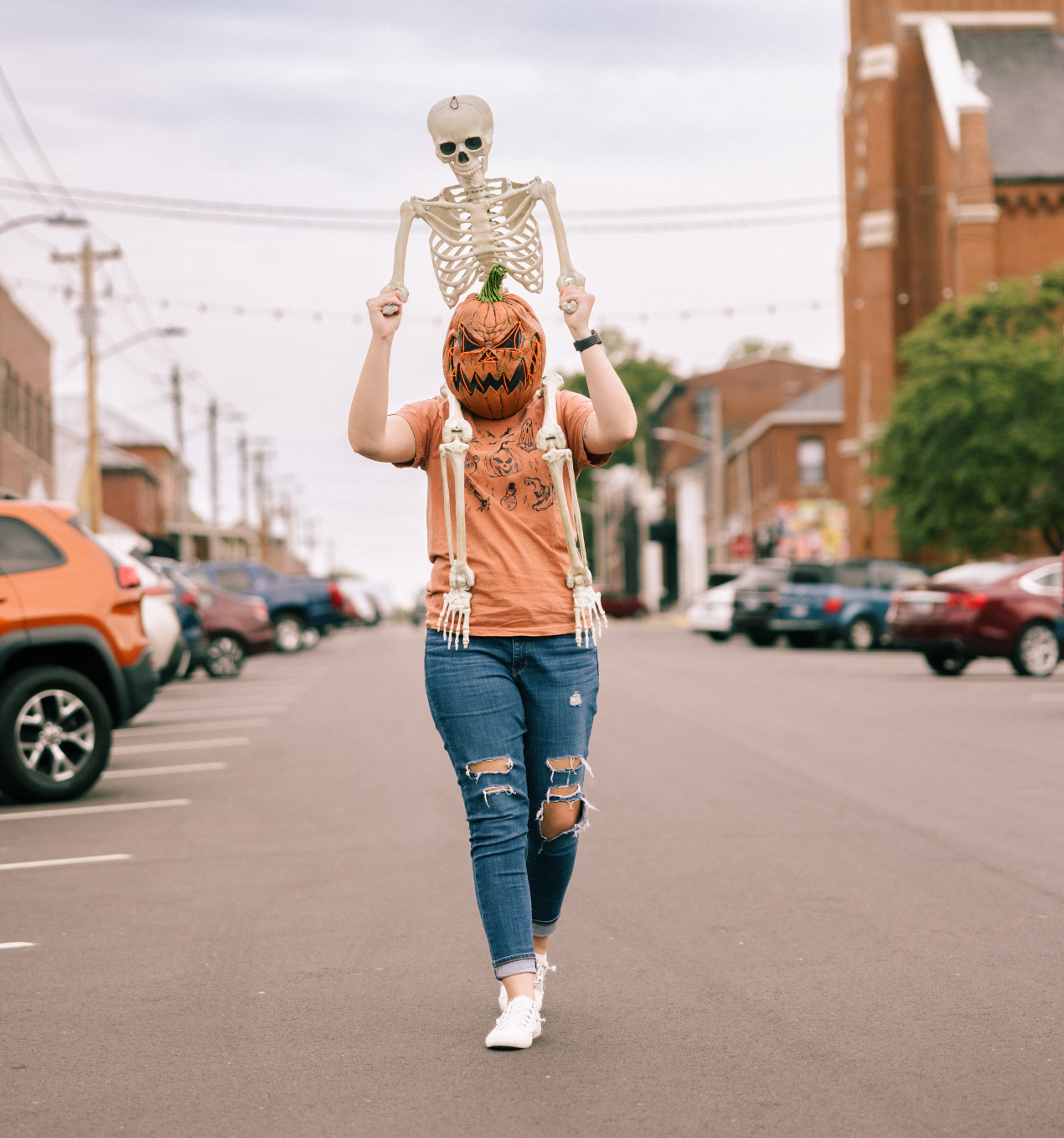 Halloween Doodles Short Sleeve Graphic Tee