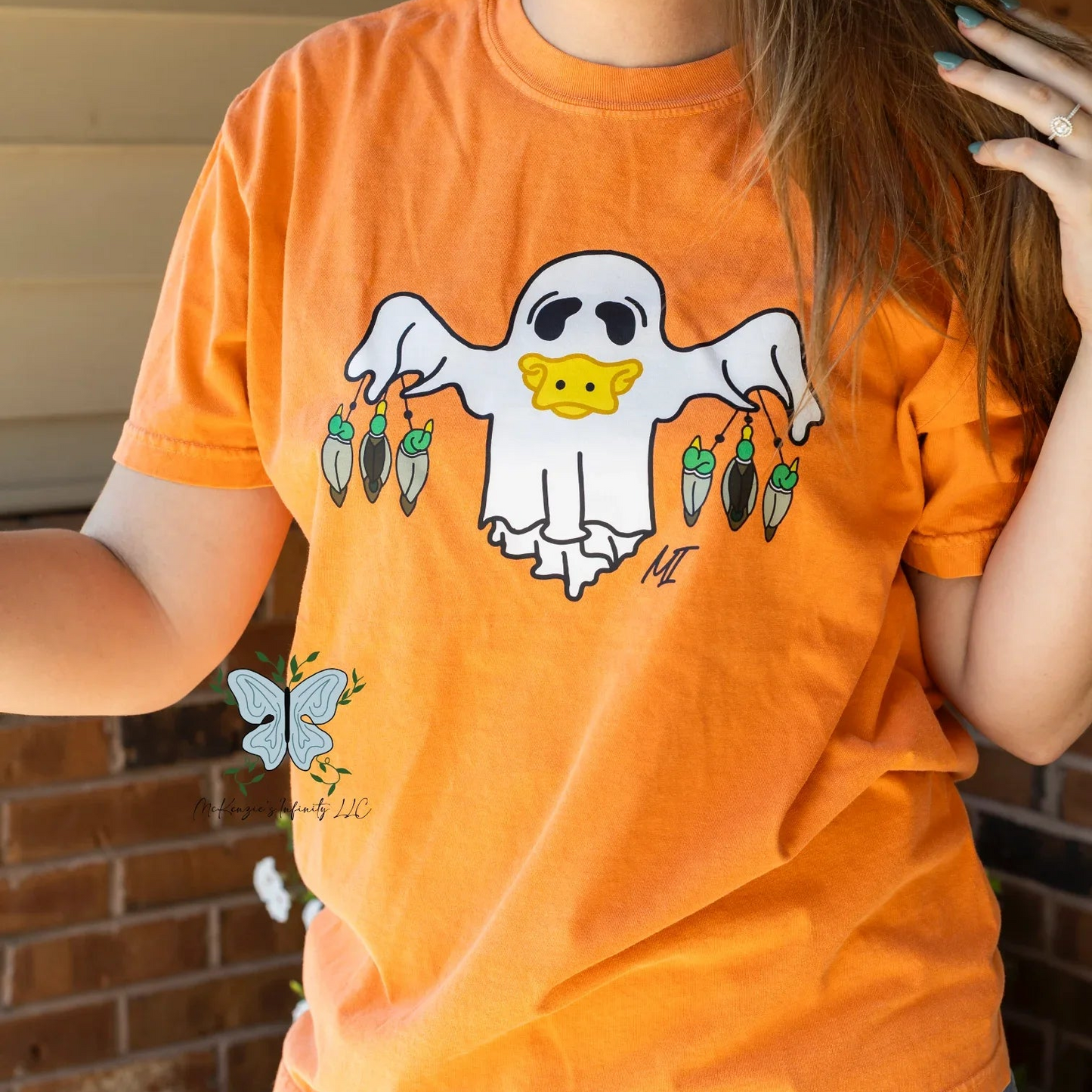"Remi" Duck Hunting Ghost - Comfort Colors Tee/Shirt ©️ - McKenzie's Infinity