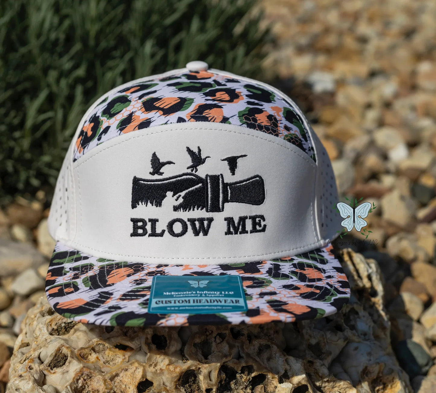 Blow Me Duck Hunter - Waterproof Golden Prowler 7 Panel Hat - McKenzie's Infinity