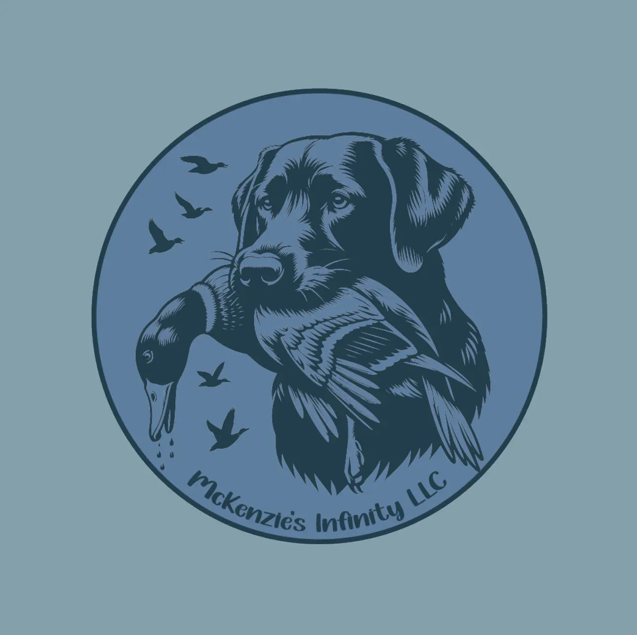 Duck Hunting Dog Sticker - McKenzie's Infinity