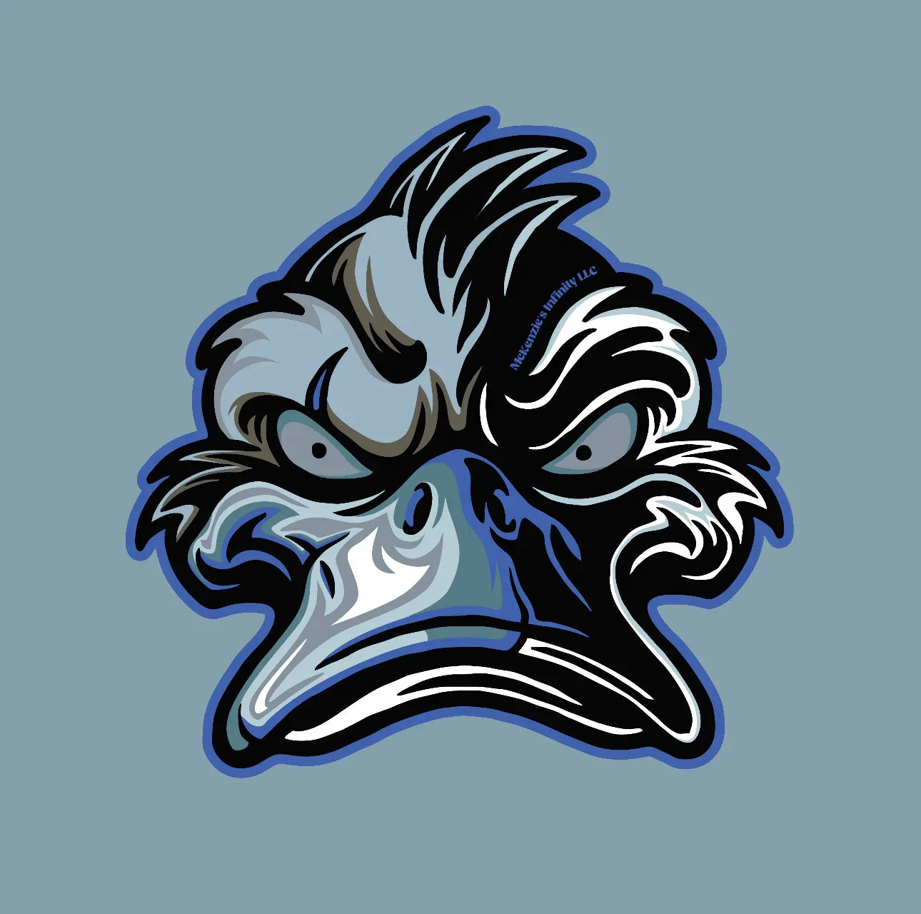 Angry Duck Sticker - McKenzie's Infinity