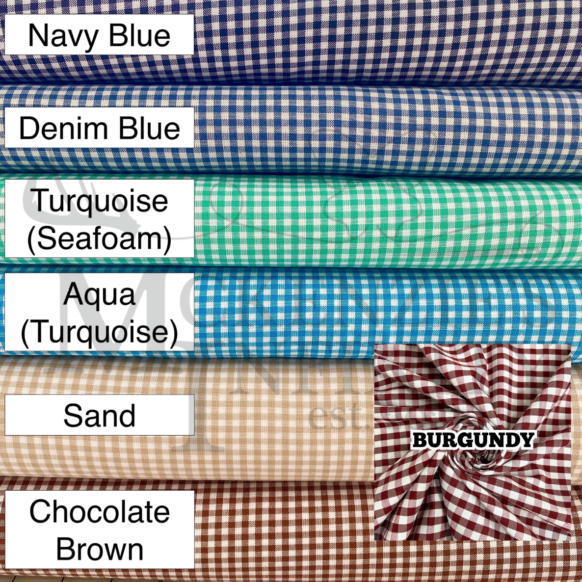 Custom Embroidered Gingham Mock Neck Sweatshirt, Personalized Team Sweatshirt, Custom Team Name