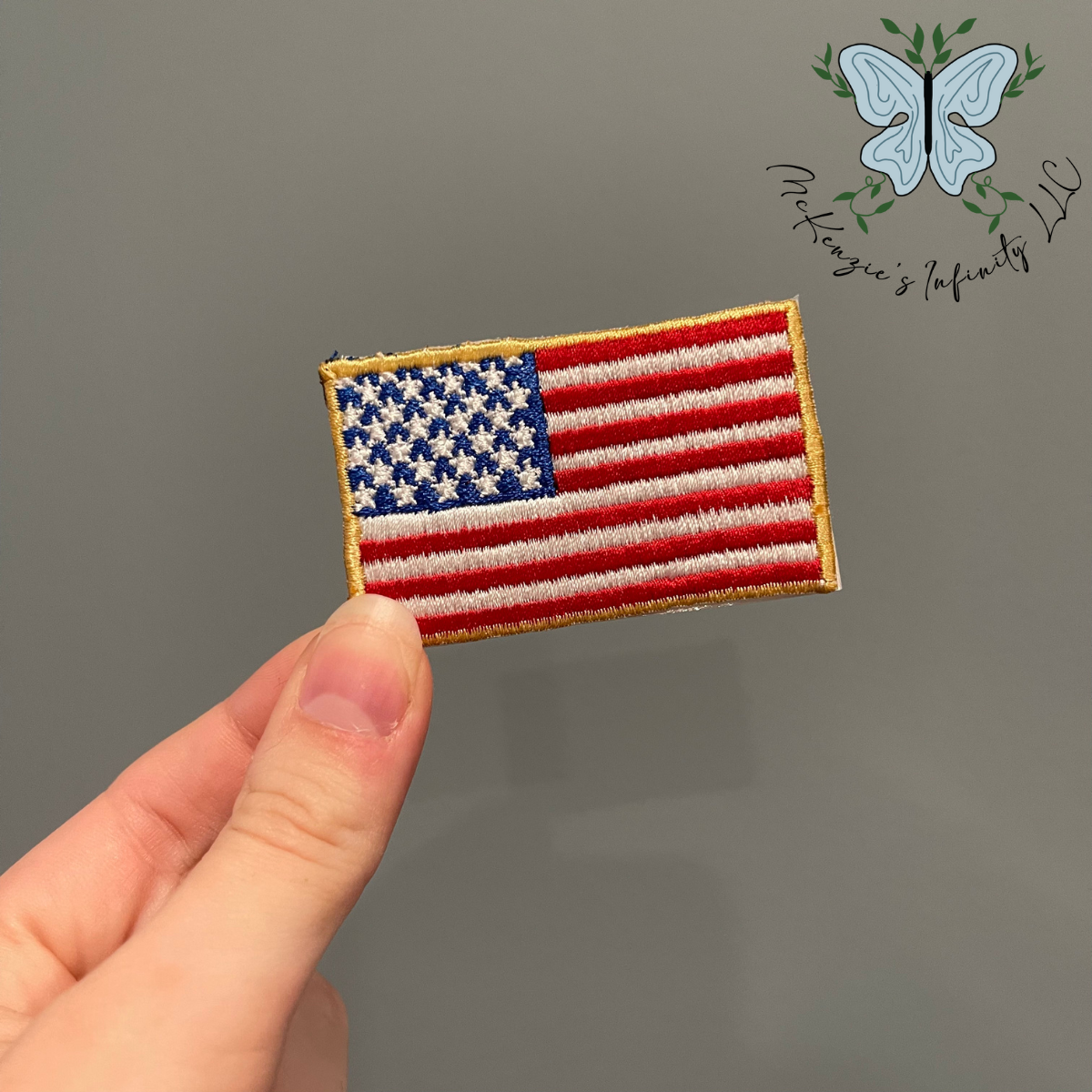 American Flag Embroidered Patch