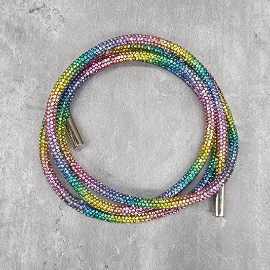 Rainbow Hoodie Rhinestone String