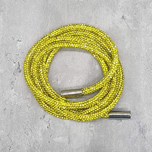 Yellow Hoodie Rhinestone String