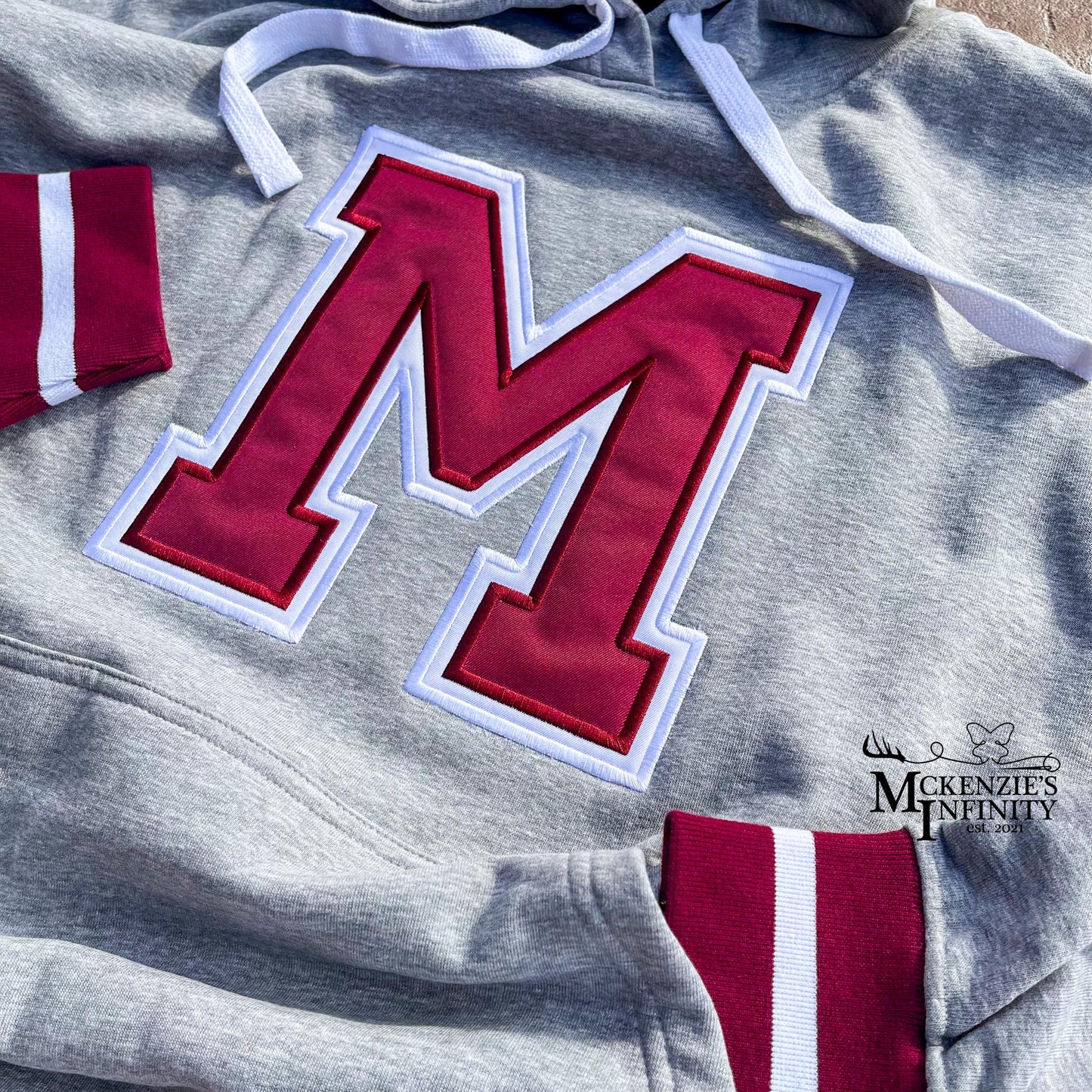 Custom Varsity Letter Stadium Hoodie | Personalized Embroidery