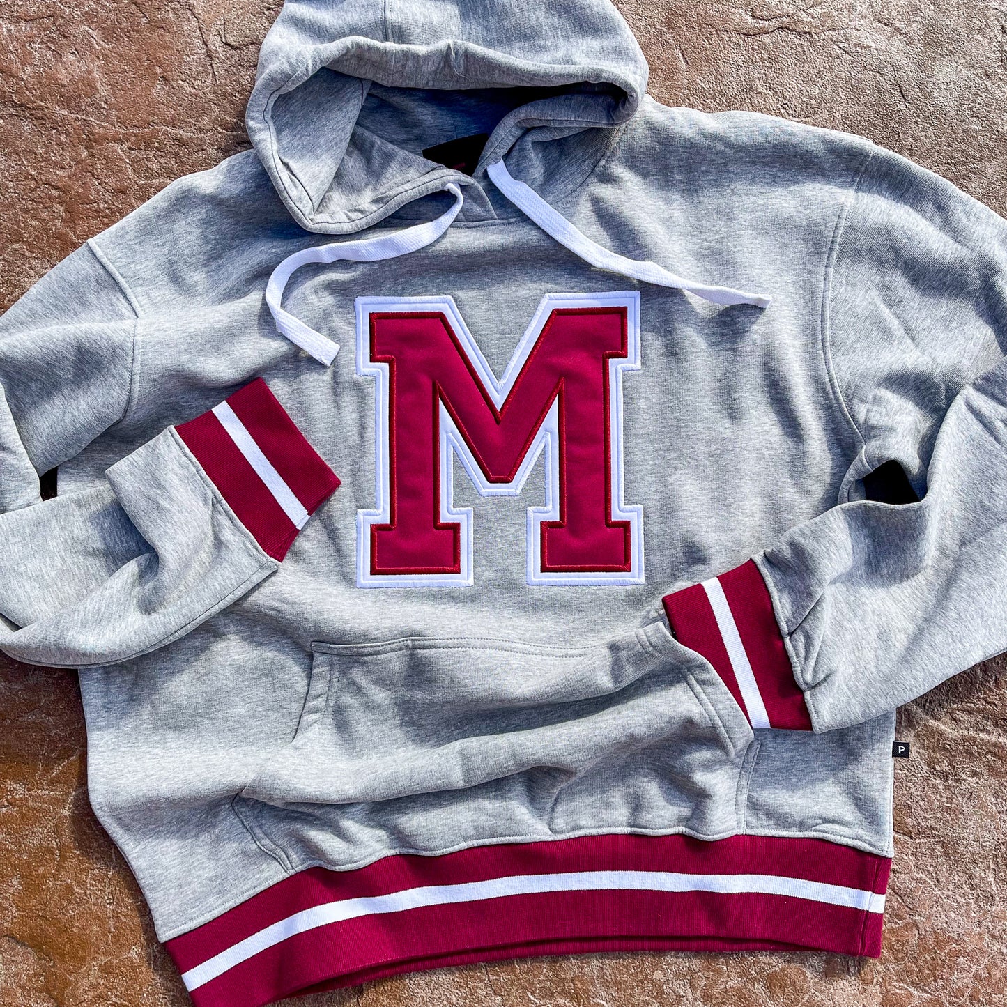Custom Varsity Letter Stadium Hoodie | Personalized Embroidery