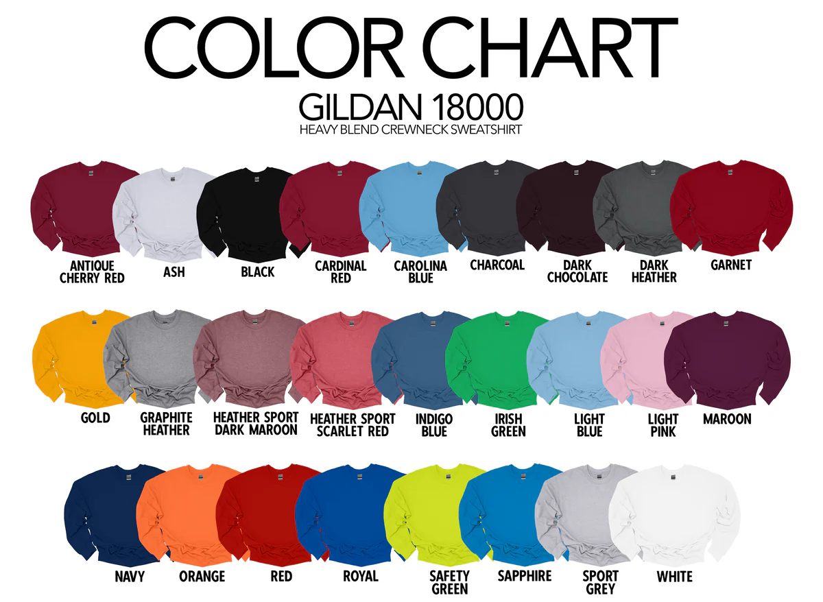 Custom Colored Split, Two-Toned Crewnecks