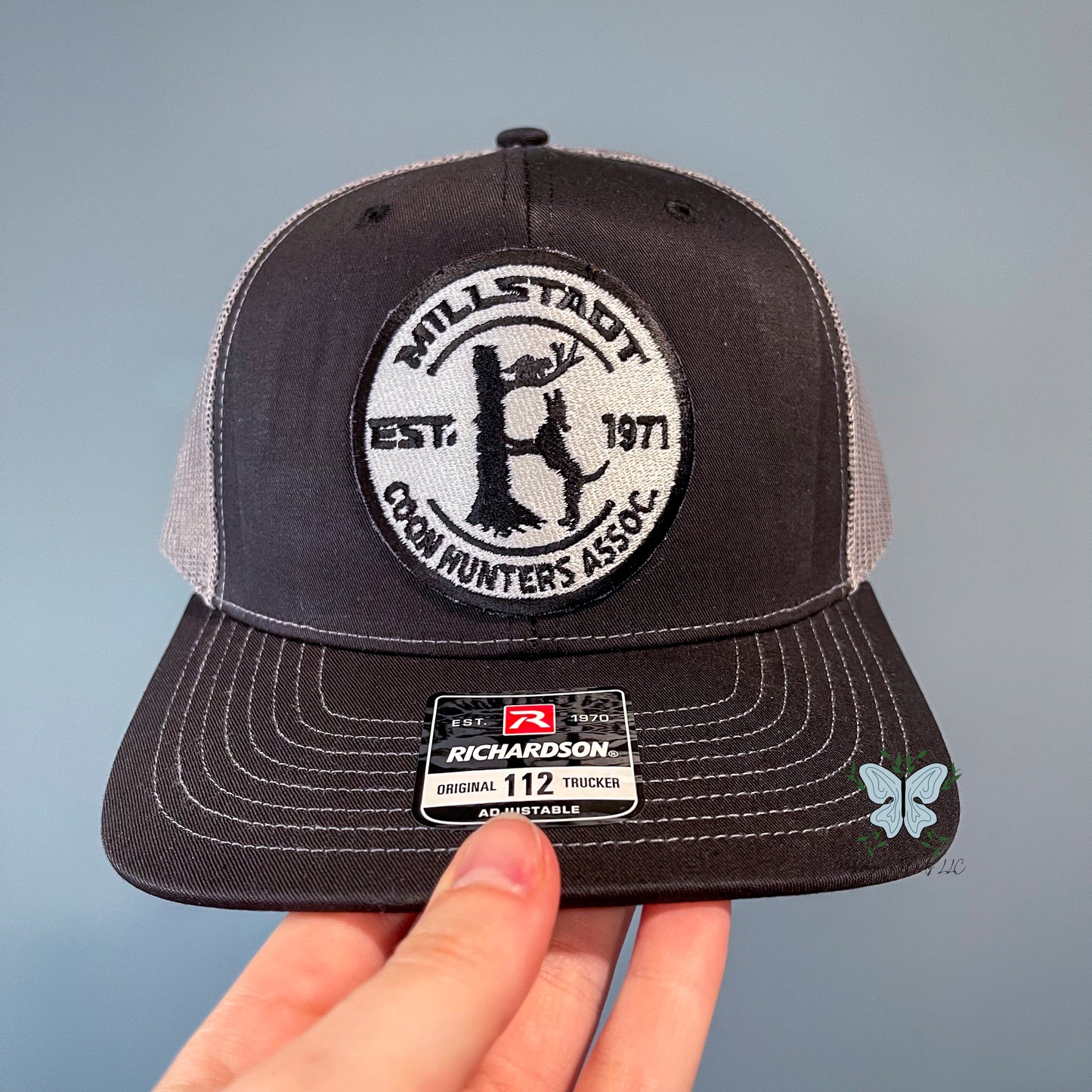 MCHA Black/Charcoal Richardson 112 Cap/Hat (READY TO SHIP!)