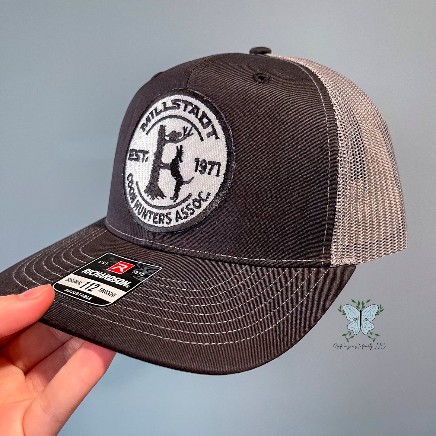 MCHA Black/Charcoal Richardson 112 Cap/Hat (READY TO SHIP!)