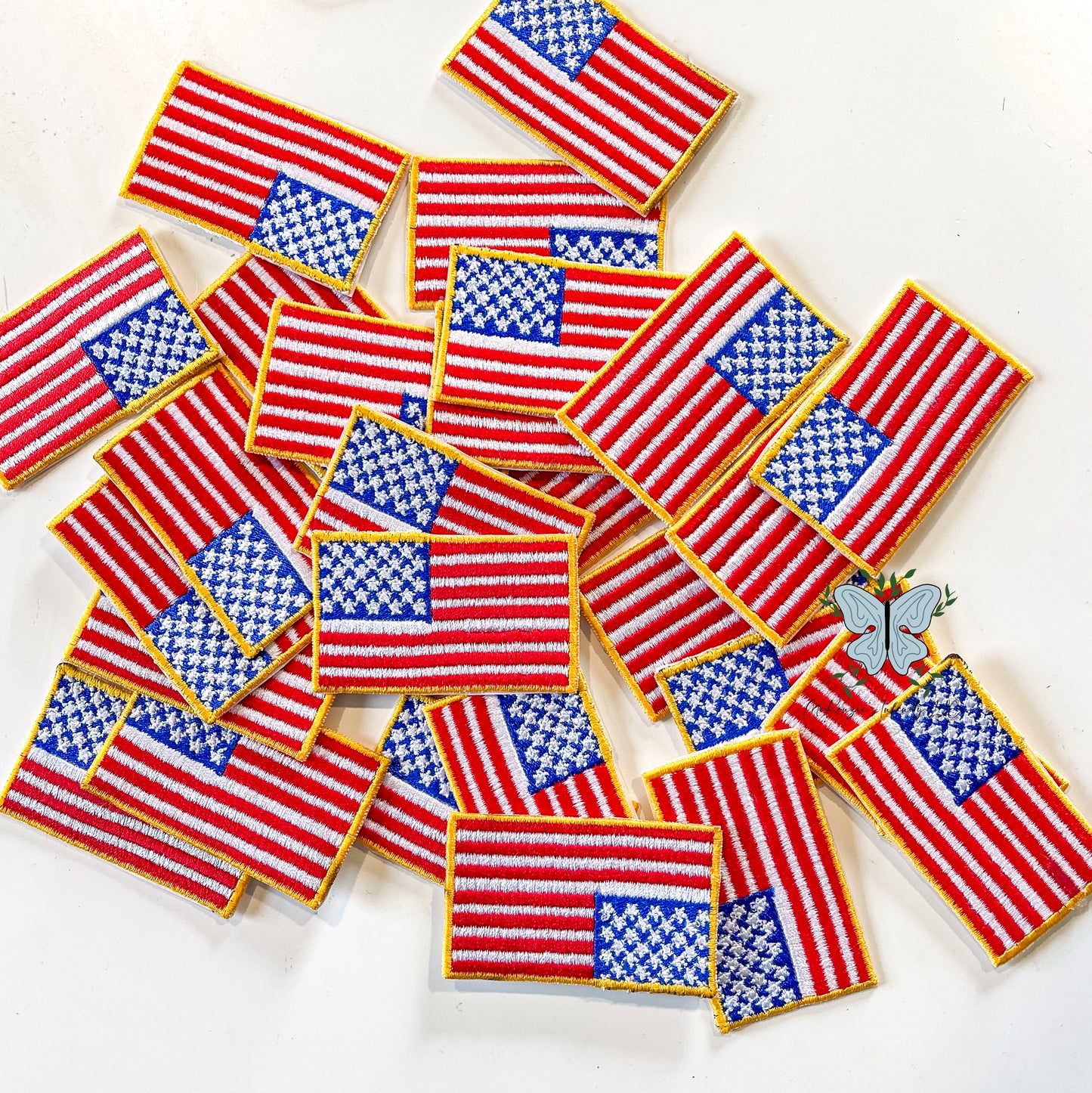 American Flag Embroidered Patch