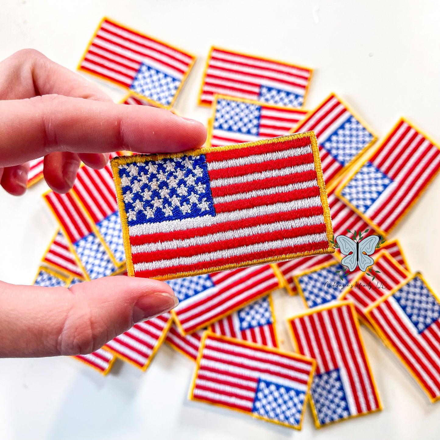 American Flag Embroidered Patch