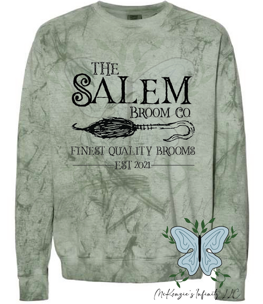 Salem Broom Co. Long Sleeve Graphic Colorblast Crewneck