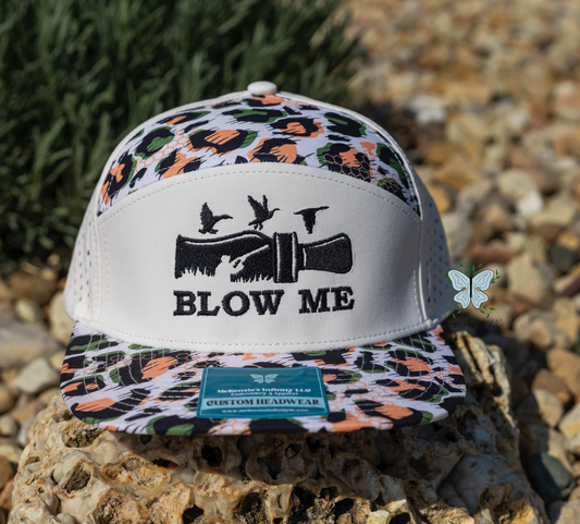 Blow Me Duck Hunter - Waterproof Golden Prowler 7 Panel Hat