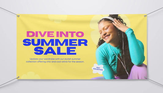 Custom Vinyl Banners – Indoor & Outdoor, Durable & Weather-Resistant